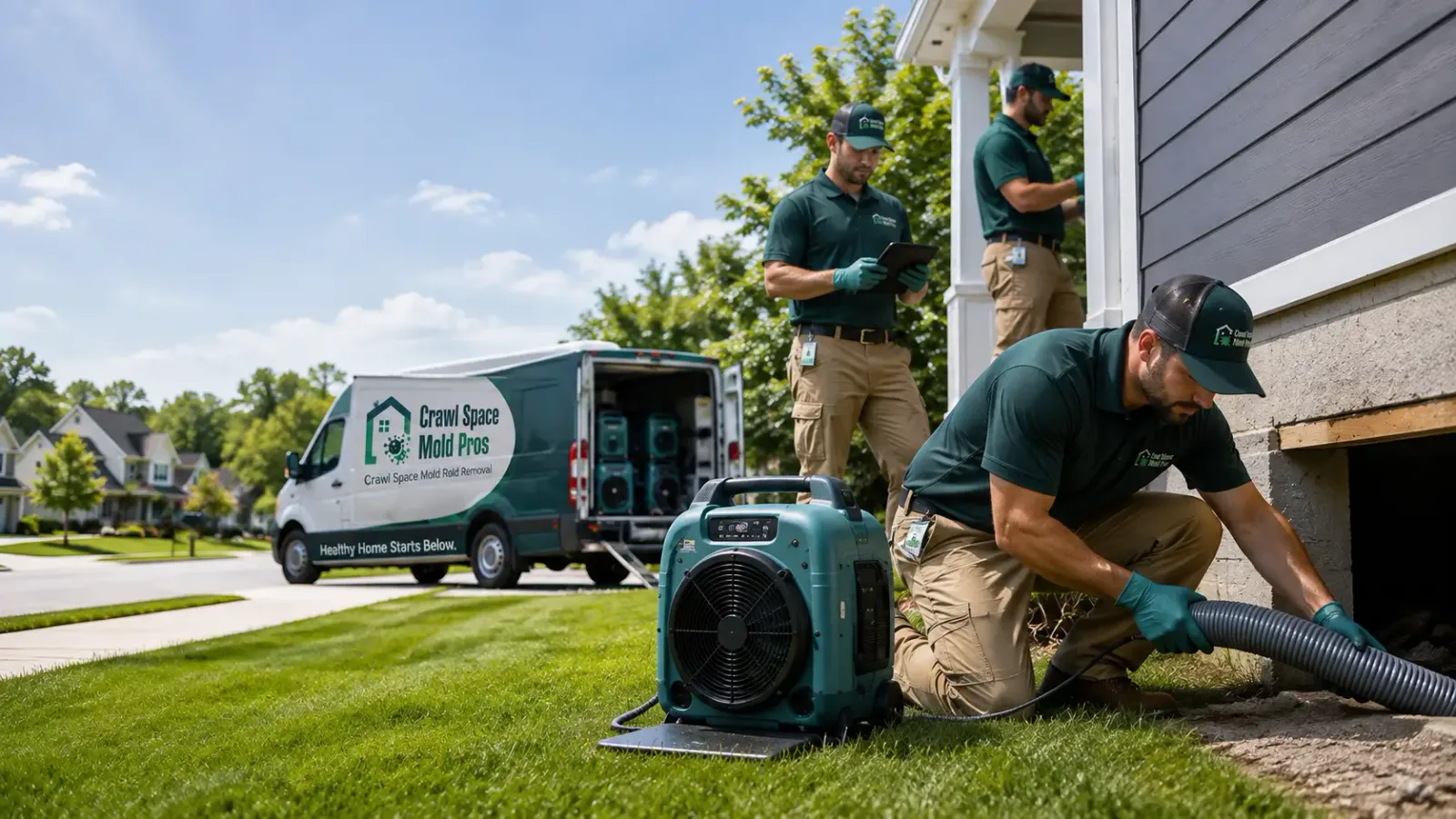 Crawl Space Mold Removal in Brodheadsville, PA